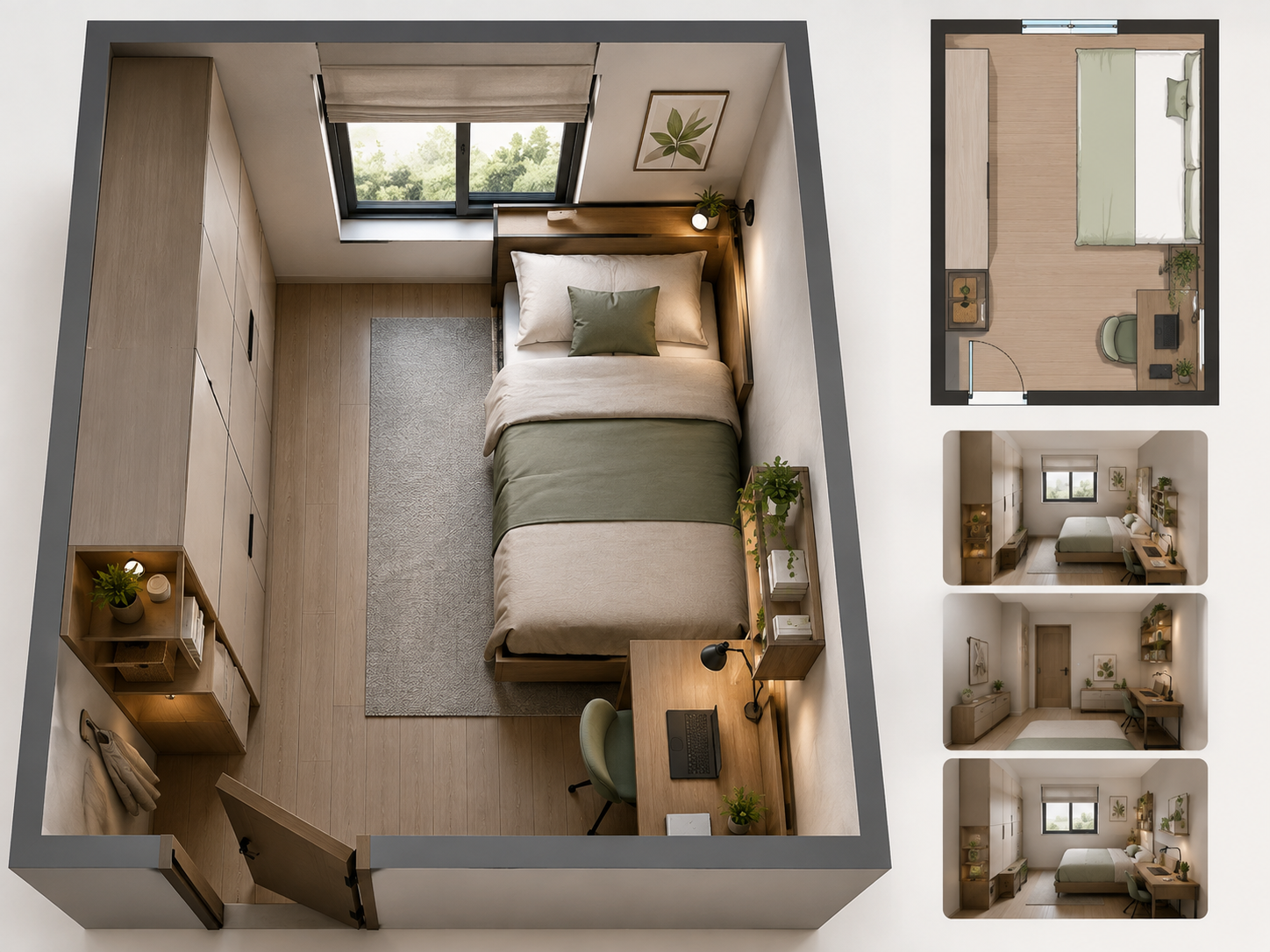 Small Bedroom Layout