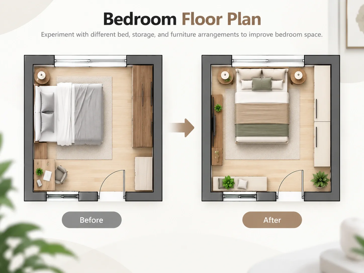 Edited bedroom floor plan