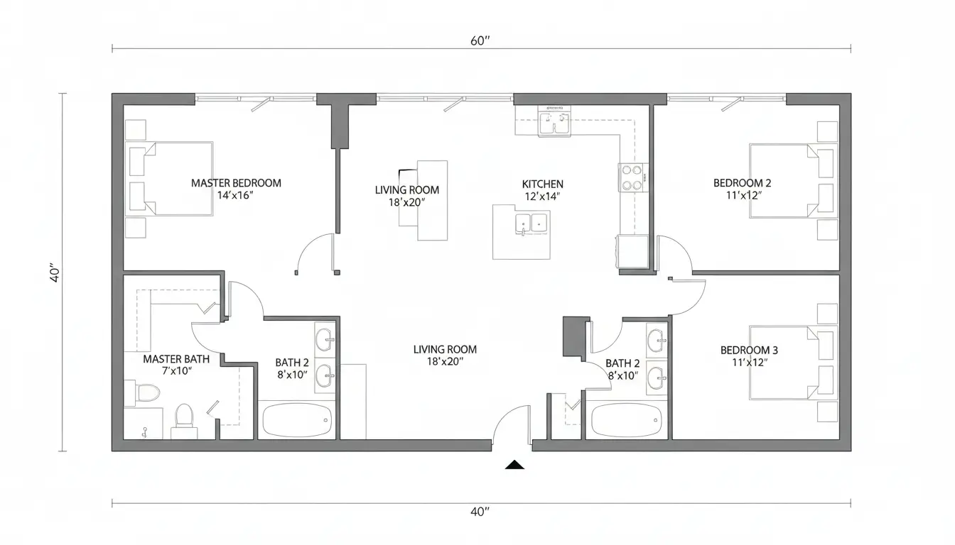 Modern layout