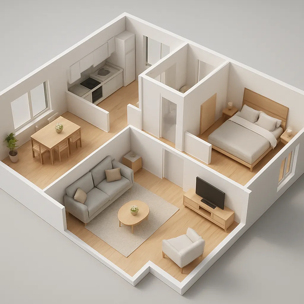 floor plan to 3d preview
