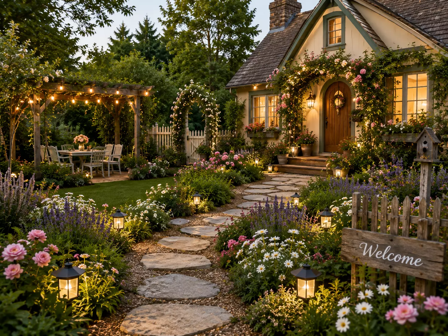 Cottage landscape design