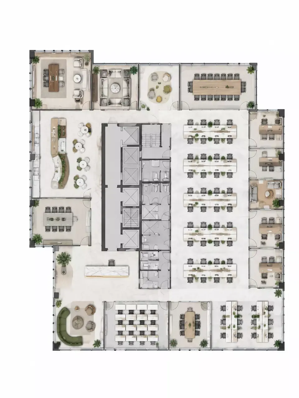 Office floor plan