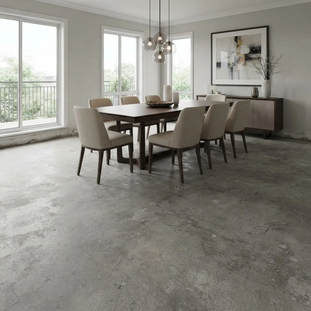 Dining Room before floor redesign