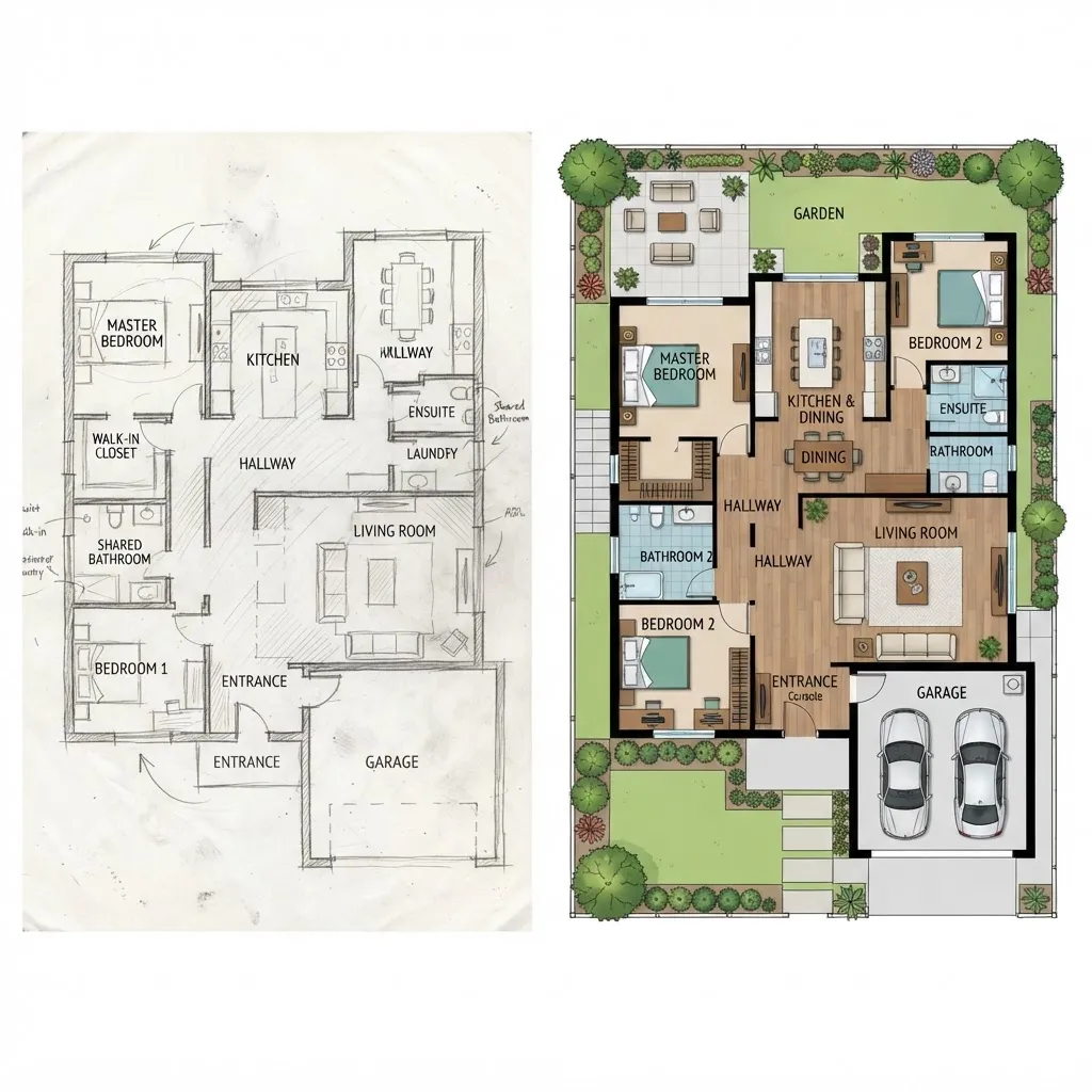 Draft to Family Home Plan