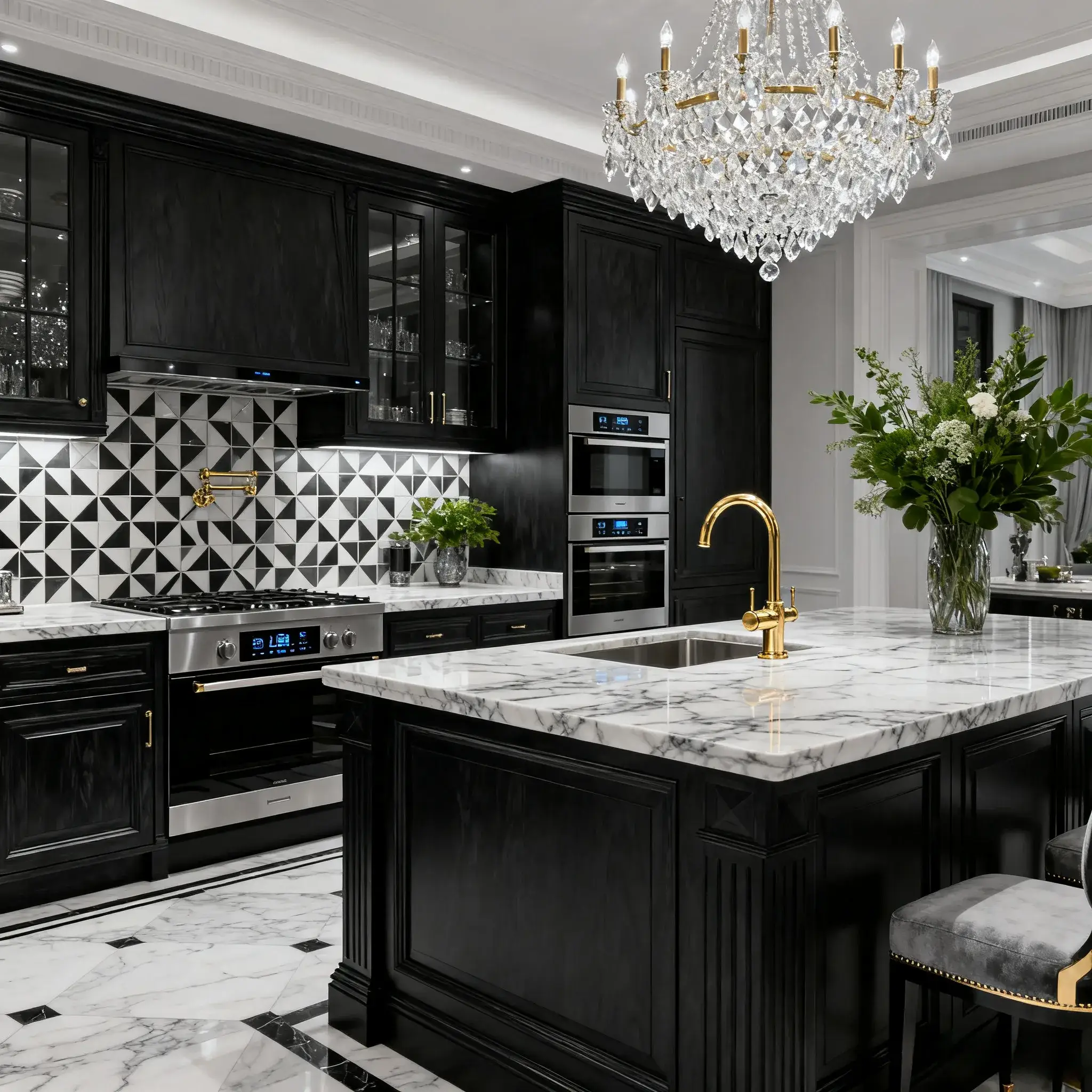 Luxury Staged Kitchen
